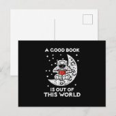 Een goed boek is uit deze wereld briefkaart (Voorkant / Achterkant)