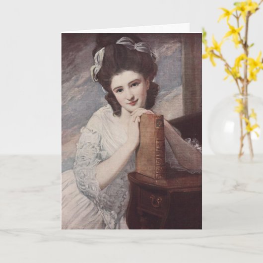 Een goed boek kaart (Gele Bloem)