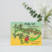 Een goed boek maken briefkaart (Staand voorkant)