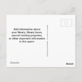 Een goed boek maken briefkaart (Achterkant)