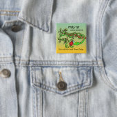 Een goed boek maken vierkante button 5,1 cm (In situ)