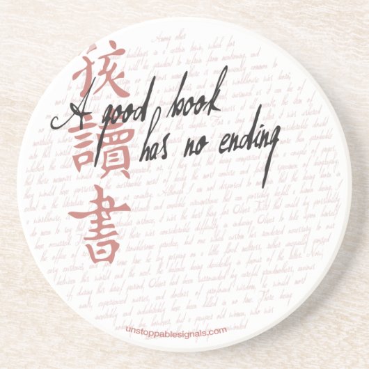 Een goed boek Onderzetter (Voorkant)