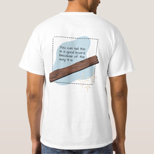 Een goed bord t-shirt (Achterkant)