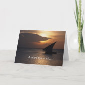 Een goed doekje gevouwen Wenskaart Kaart (Voorkant)