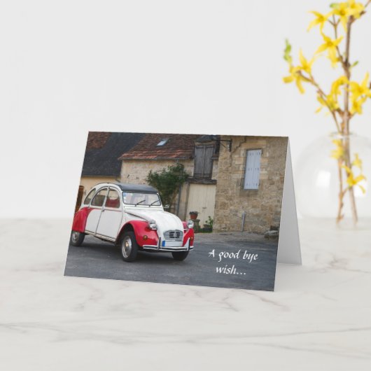 Een goed doekje gevouwen Wenskaart Kaart (Gele Bloem)