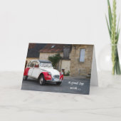 Een goed doekje gevouwen Wenskaart Kaart (Voorkant)