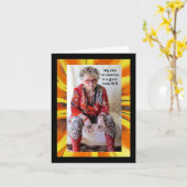 Een goed gebaar met koekjes kaart (Gele Bloem)