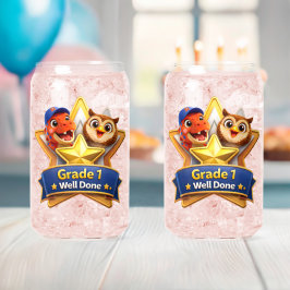 Eén goed gedaan wie de uil en Rex prestatie prins Blikvorm Glas