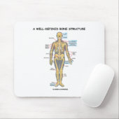 Een goed gedefinieerde botstructuur (menselijk ske muismat (Met muis)