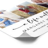 Een goed geleefde foto gedenkplaat poster (Hoek)