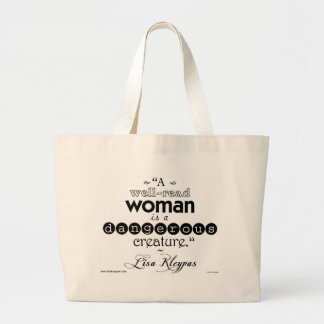 Een goed gelezen vrouw. . .Bag Grote Tote Bag