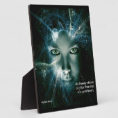 Een goed hart tablet-plak met Easel Fotoplaat (Zijkant)