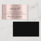 Een goed idee voor het Roos van het weddenschap me Visitekaartje (Voorkant / Achterkant)