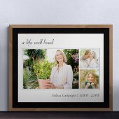 Een goed leven lang legant script 3 foto begrafeni poster