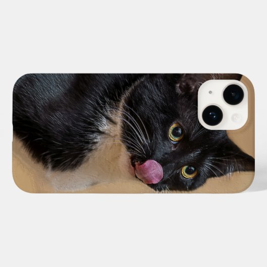 Een goed Lick Painterly iPhone Case (Achterkant (horizontaal))