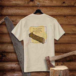 Een goed logboek t-shirt