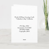 Een goed man feestdagen kaart (Achterkant)