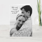 Een goed man feestdagen kaart (Voorkant)