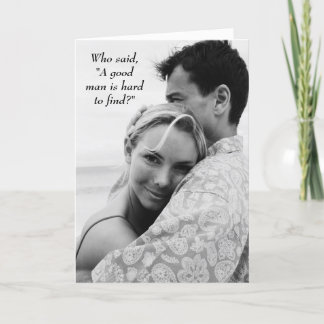 Een goed man feestdagen kaart