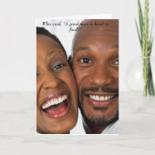 Een goed man feestdagen kaart (Voorkant)