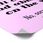 Een goed Man Funny Coffee Poster Sign. (Hoek)