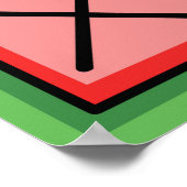 Een goed masker met gekke poster van honden (Hoek)