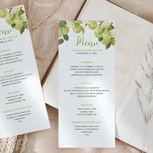 Een goed menu met kleine peul