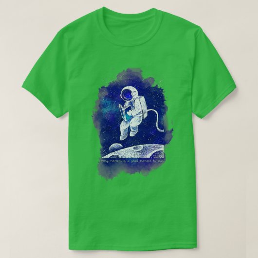 Een goed moment om te lezen t-shirt (Design voorkant)