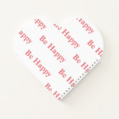 Een goed notitieboek met een goed bericht (Achterkant)