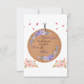 Een goed ontworpen bedankpas. bedankkaart (Voorkant)