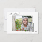 Een goed opgezette foto van de scheidingsgrens van bedankkaart (Voorkant)