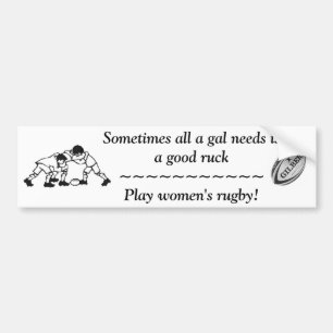 Een goed rondje voor vrouwen bumpersticker