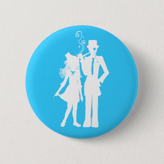 Een goed stijlvol paar ronde button 5,7 cm (Voorkant)
