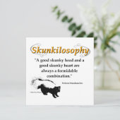 Een goed stinkhoofd en een goed stinkhart (Staand voorkant)