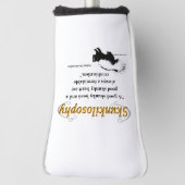 Een goed stinkhoofd en een goed stinkhart golfheadcover (Draai 90)