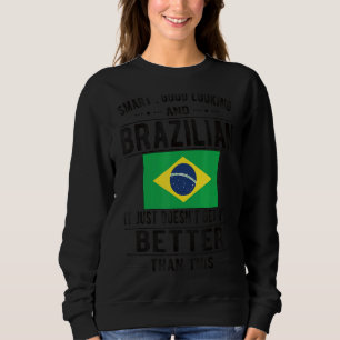 Een goed uitziende Braziliaanse vlag Braziliaanse  Trui
