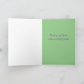 Een goed vriend gedicht Iers gezegde Dank u Kaart (Binnen)