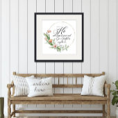 Een goed werk, Roze tulp lijst Poster