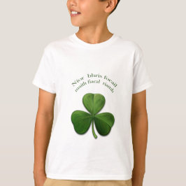 Een goed woord heeft nog nooit een tand gebroken t-shirt
