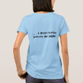 Een goede advocaat kent de wet. . . t-shirt (Achterkant)