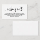 Een goede bruiloft, een moderne Script Enclosure C Informatiekaartje (Voorkant / Achterkant)