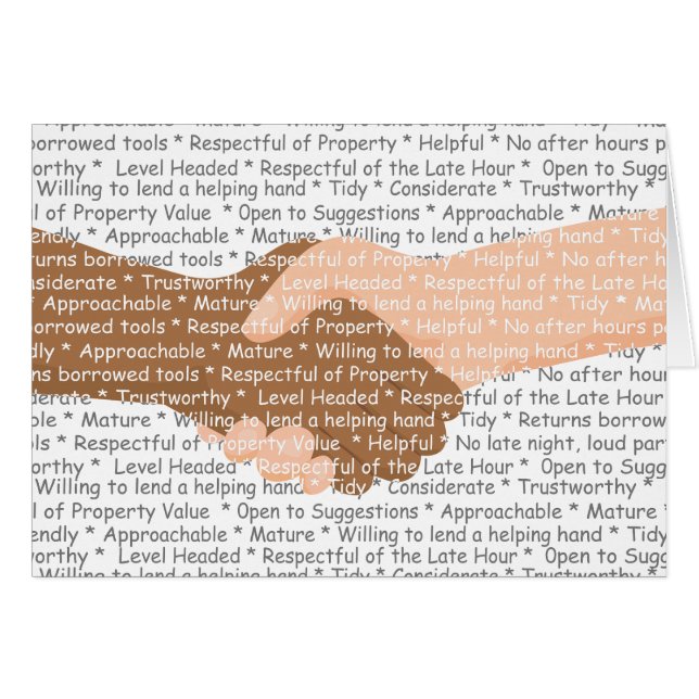 Een goede buur zijn (Voorkant Horizontaal)