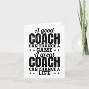 Een goede coach kan een wedstrijd veranderen als e kaart