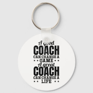 Een goede coach kan een wedstrijd veranderen als e sleutelhanger