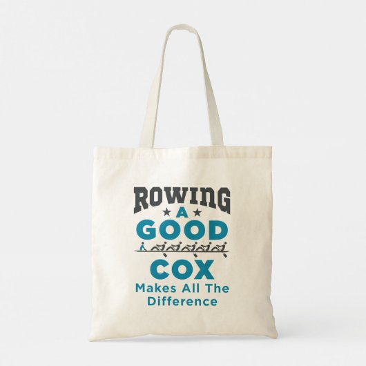 Een goede Cox maken al het verschil Tote Bag (Achterkant)