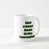 Een goede daad in het hart koffiemok (Voorkant rechts)