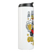 Een goede dag begint met golfkarretjes thermosbeker (Gedraaid links)