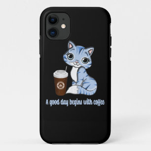 Een goede dag begint met koffie   Koffiegeschenk Case-Mate iPhone Case
