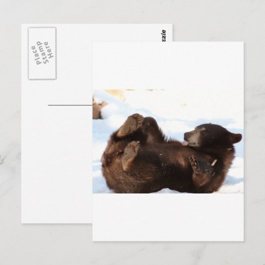 Een goede dag!!! briefkaart (Voorkant / Achterkant)