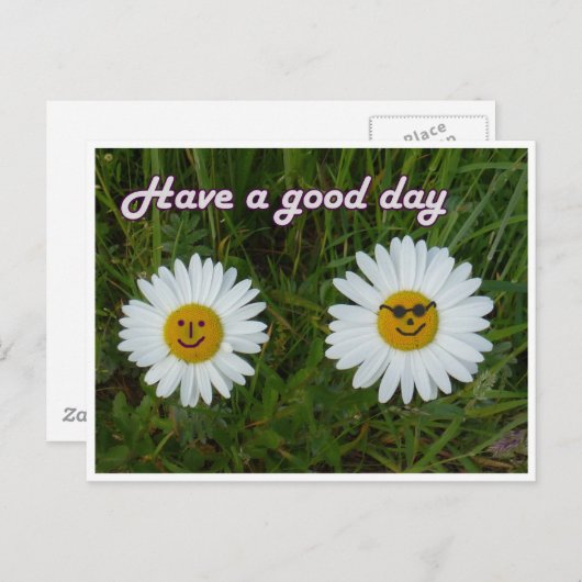 Een goede dag briefkaart (Voorkant / Achterkant)